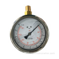 glycerin filled crimp ring pressure gauge